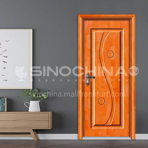 Classic style deep carved oak solid wood door practical room door